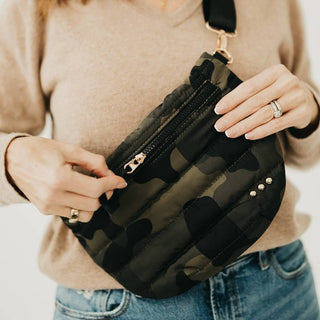 Jolie Puffer Bum Bag: Leopard - A Bushel & A Peck