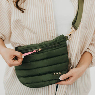 Jolie Puffer Bum Bag: Leopard - A Bushel & A Peck