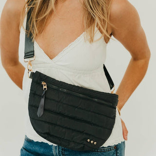 Jolie Puffer Bum Bag: Leopard - A Bushel & A Peck