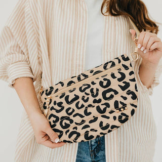 Jolie Puffer Bum Bag: Leopard - A Bushel & A Peck