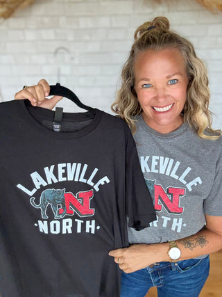 Lakeville North T - Black - A Bushel & A Peck