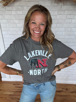 Lakeville North T - Grey - A Bushel & A Peck