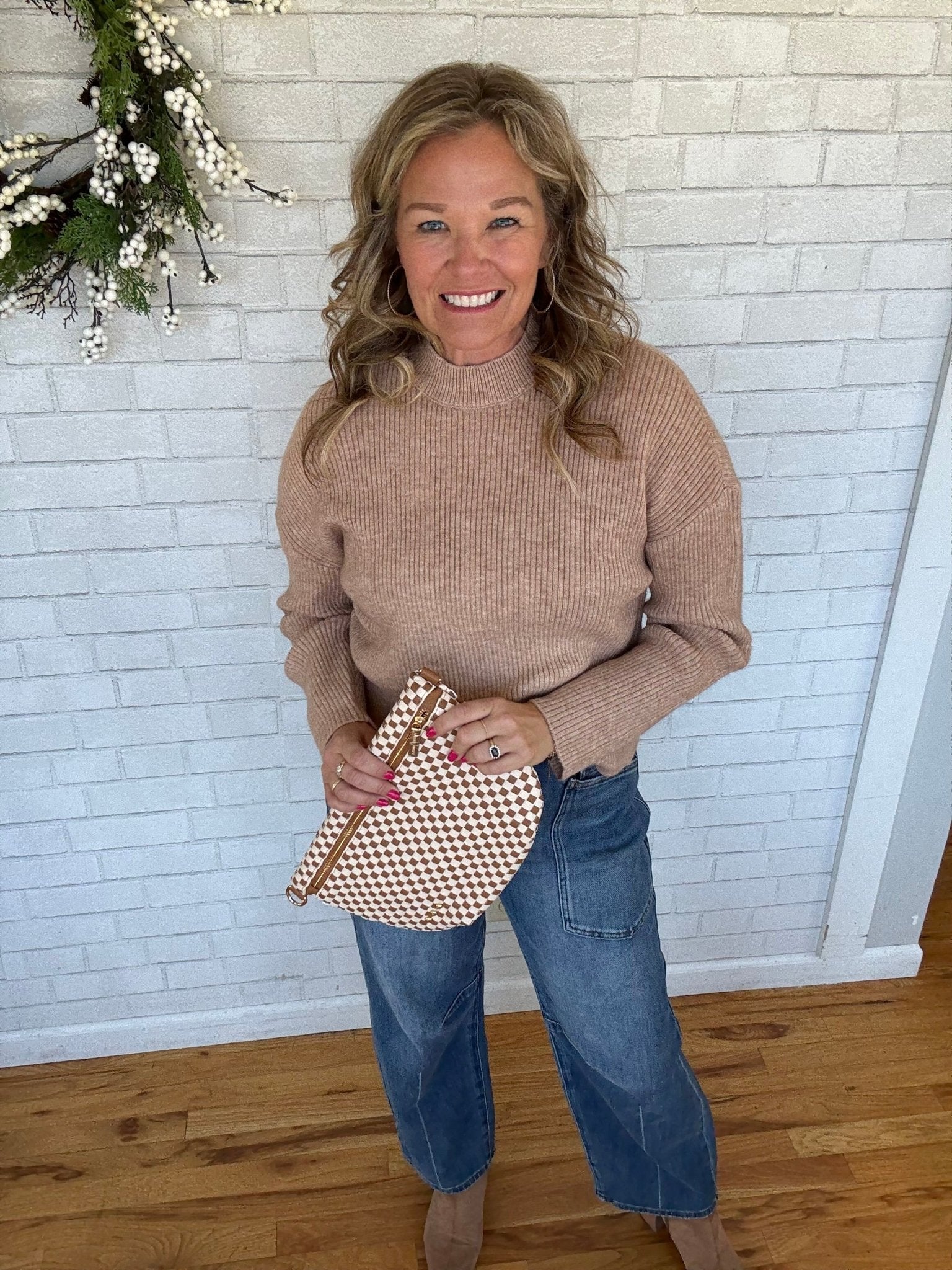 Lana Sweater - Heather Mocha - A Bushel & A Peck