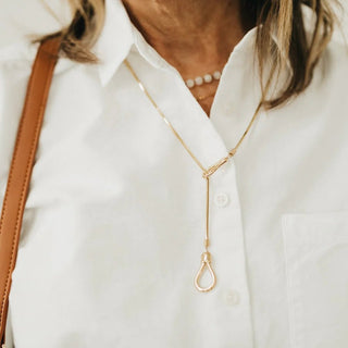 Lariat Toggle Necklace - WP - A Bushel & A Peck