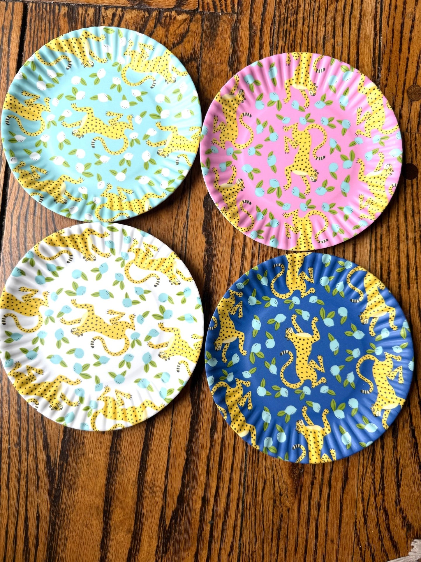 Leopard Plates - A Bushel & A Peck