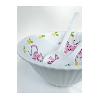 Leopard Salad Bowl - A Bushel & A Peck