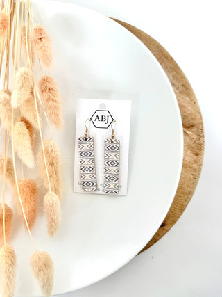 Long Rectangle Earrings - A Bushel & A Peck