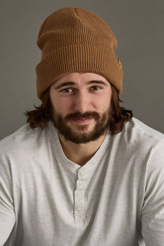Lt. Brown Knit Beanie - A Bushel & A Peck