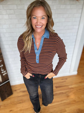 Lucy Cinnamon Henley - A Bushel & A Peck