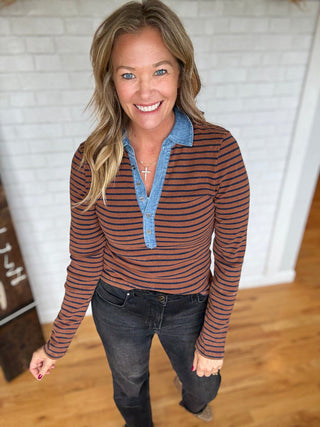 Lucy Cinnamon Henley - A Bushel & A Peck