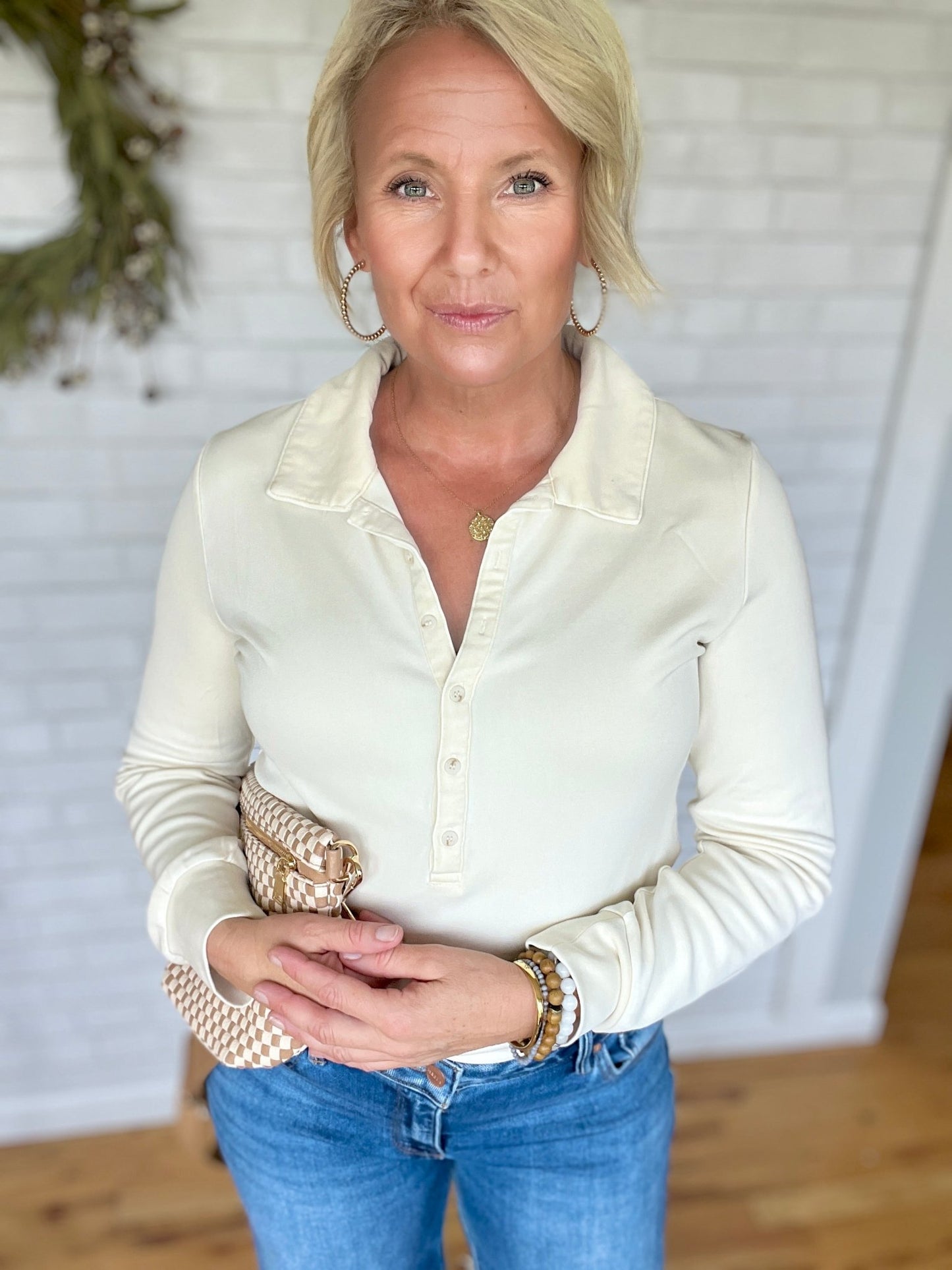 Lucy Top - Off White - A Bushel & A Peck