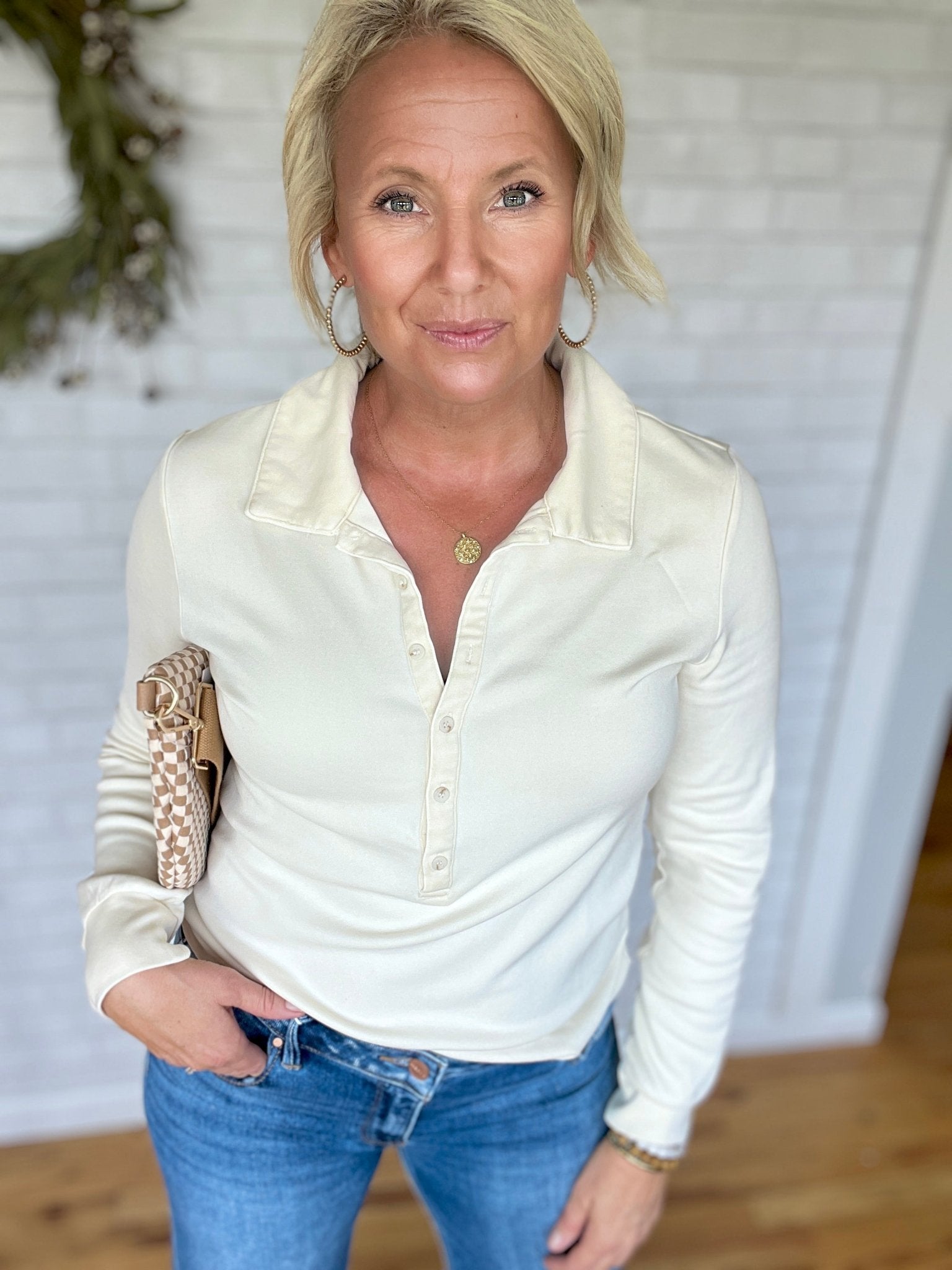 Lucy Top - Off White - A Bushel & A Peck