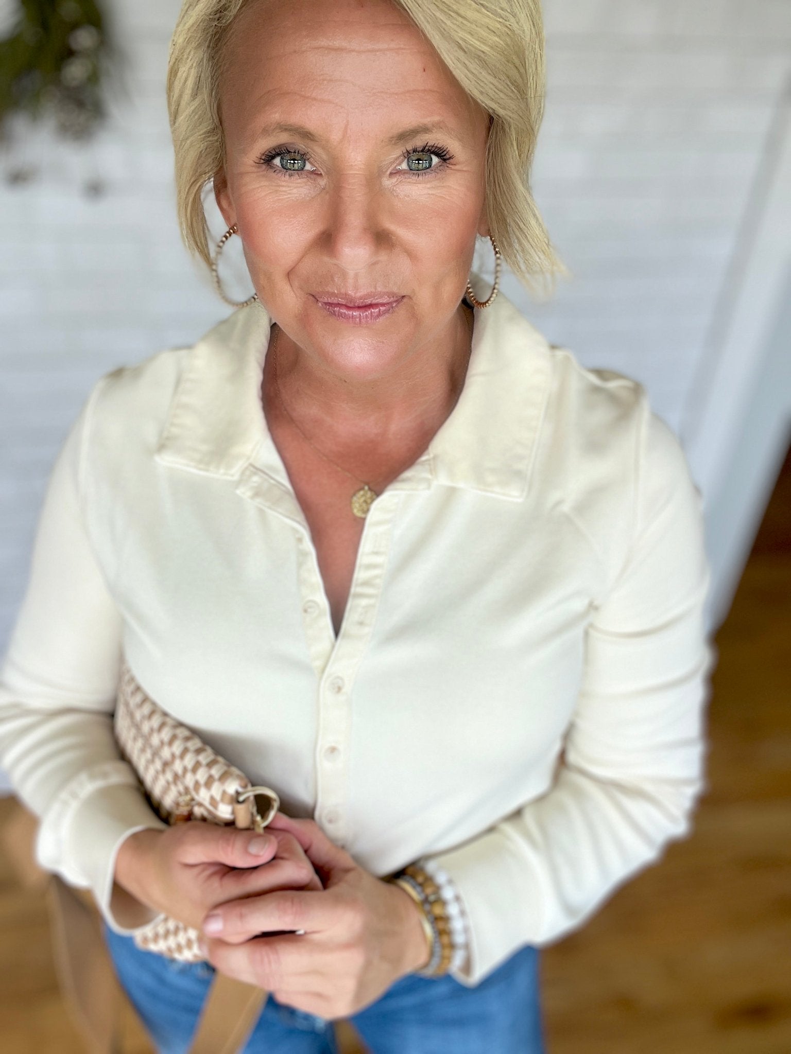 Lucy Top - Off White - A Bushel & A Peck