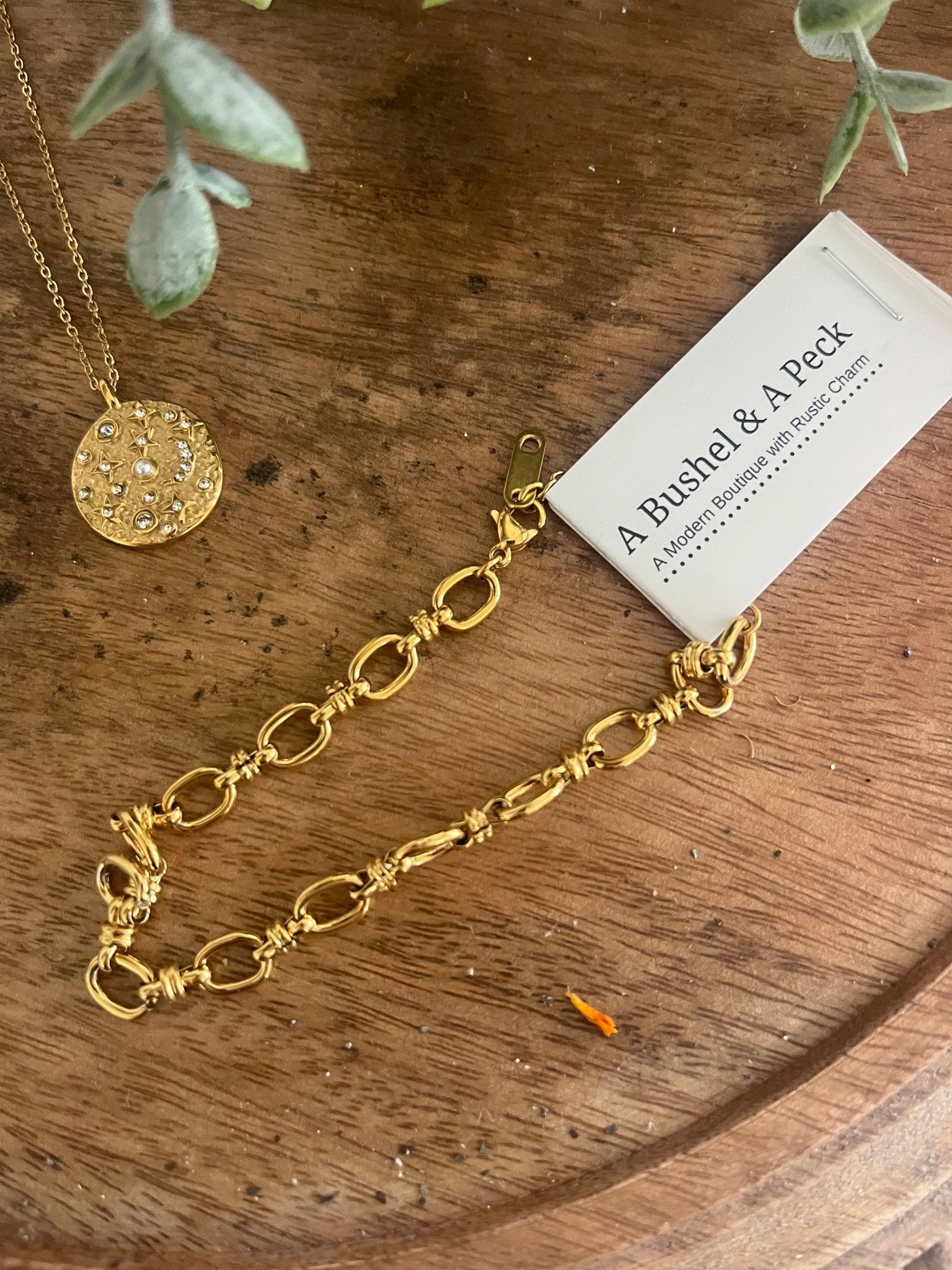 Luxe Gold Chain Bracelet - A Bushel & A Peck