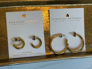 Luxe Gold Small Hoops - A Bushel & A Peck