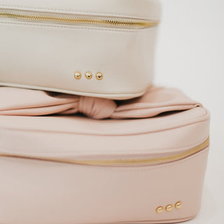 Madelyn Bow Makeup Bag - A Bushel & A Peck