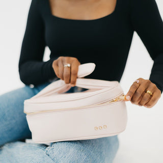 Madelyn Bow Makeup Bag - A Bushel & A Peck