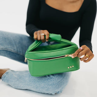 Madelyn Bow Makeup Bag - A Bushel & A Peck