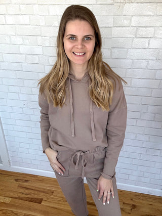 Malibu Everyday Hoodie - Silken Taupe - A Bushel & A Peck