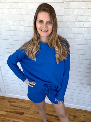 Malibu Long Sleeve - Indigo - A Bushel & A Peck