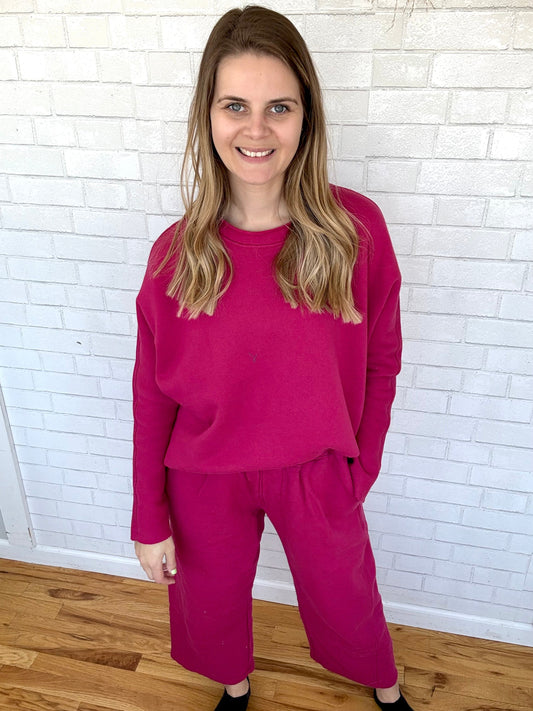 Malibu Long Sleeve - Plum Pink - A Bushel & A Peck