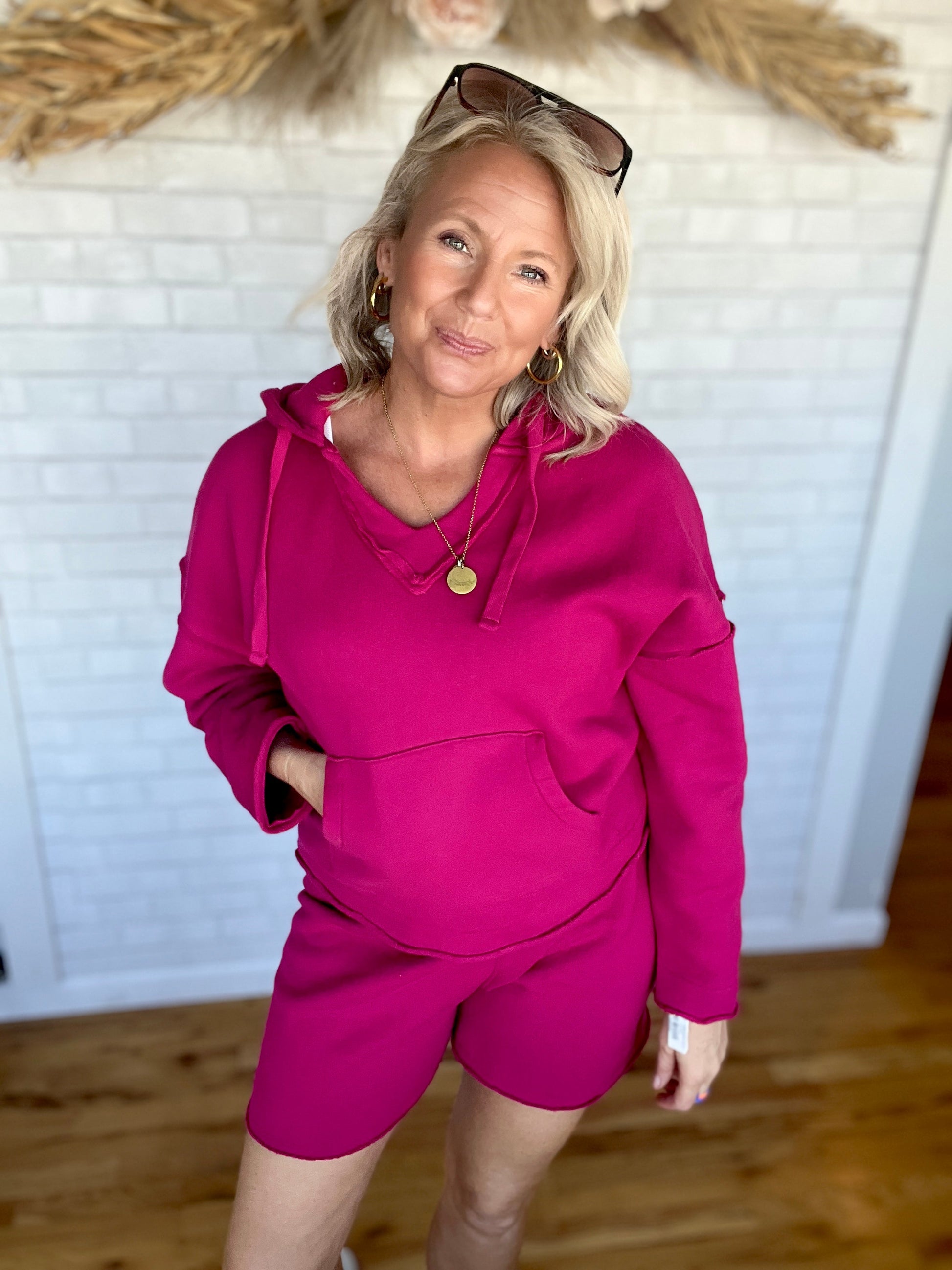 Malibu Seamless Shorts - Plum Pink - A Bushel & A Peck