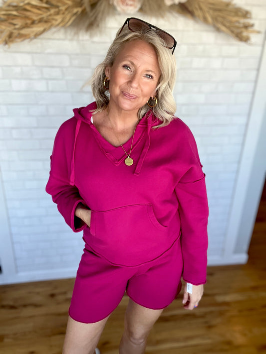 Malibu Seamless Shorts - Plum Pink - A Bushel & A Peck