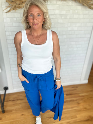 Malibu Tapered Pant - Indigo - A Bushel & A Peck