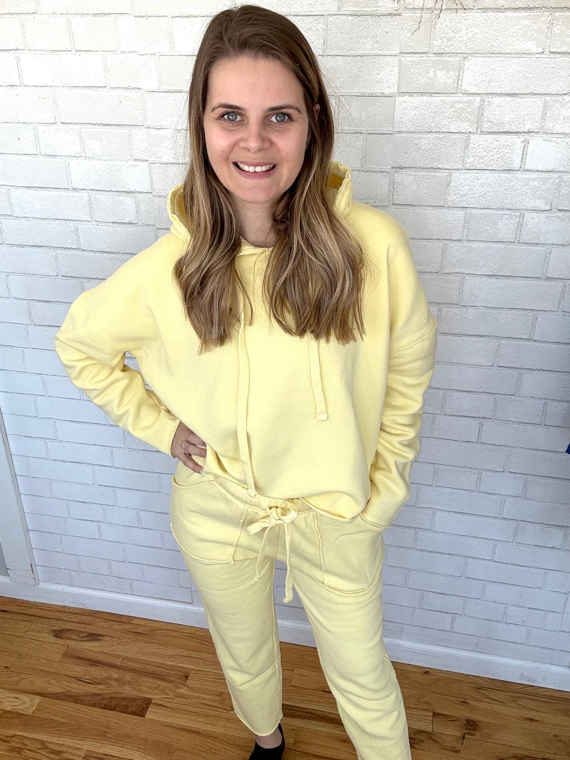 Malibu Tapered Pant - Yellow Glow - A Bushel & A Peck