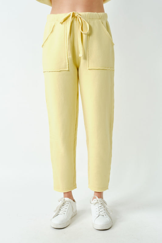 Malibu Tapered Pant - Yellow Glow - A Bushel & A Peck