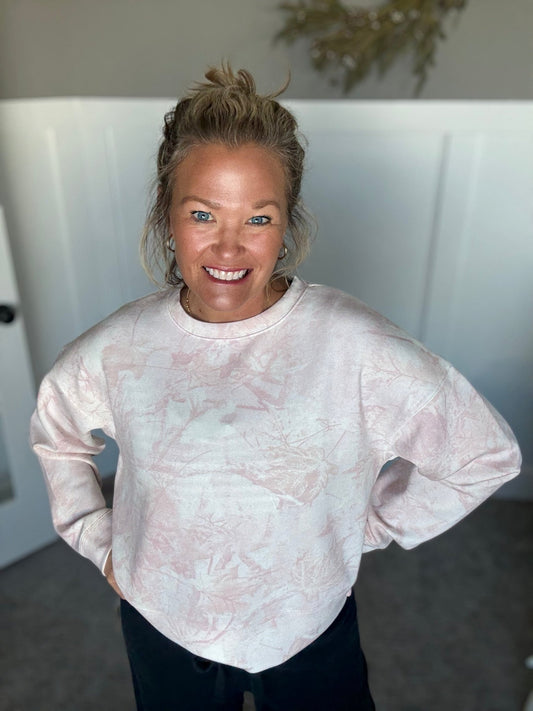 Martina Pullover - Camo Pink Sky - A Bushel & A Peck