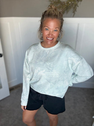 Martina Pullover - Camo Sky Blue - A Bushel & A Peck