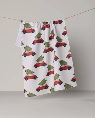 Merry Miles Tea Towel - Holiday 2026 - A Bushel & A Peck