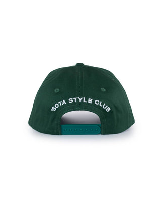Midwestern Embroidered Trucker Hat - Dark Green & White - A Bushel & A Peck