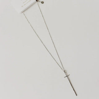 Modern Cross Necklace - A Bushel & A Peck