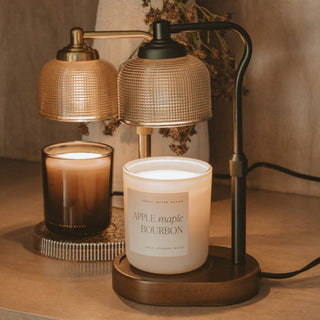 *NEW* Candle Lamp Warmer, Wood Base - Home Decor & Gifts - A Bushel & A Peck