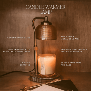 *NEW* Candle Lamp Warmer, Wood Base - Home Decor & Gifts - A Bushel & A Peck