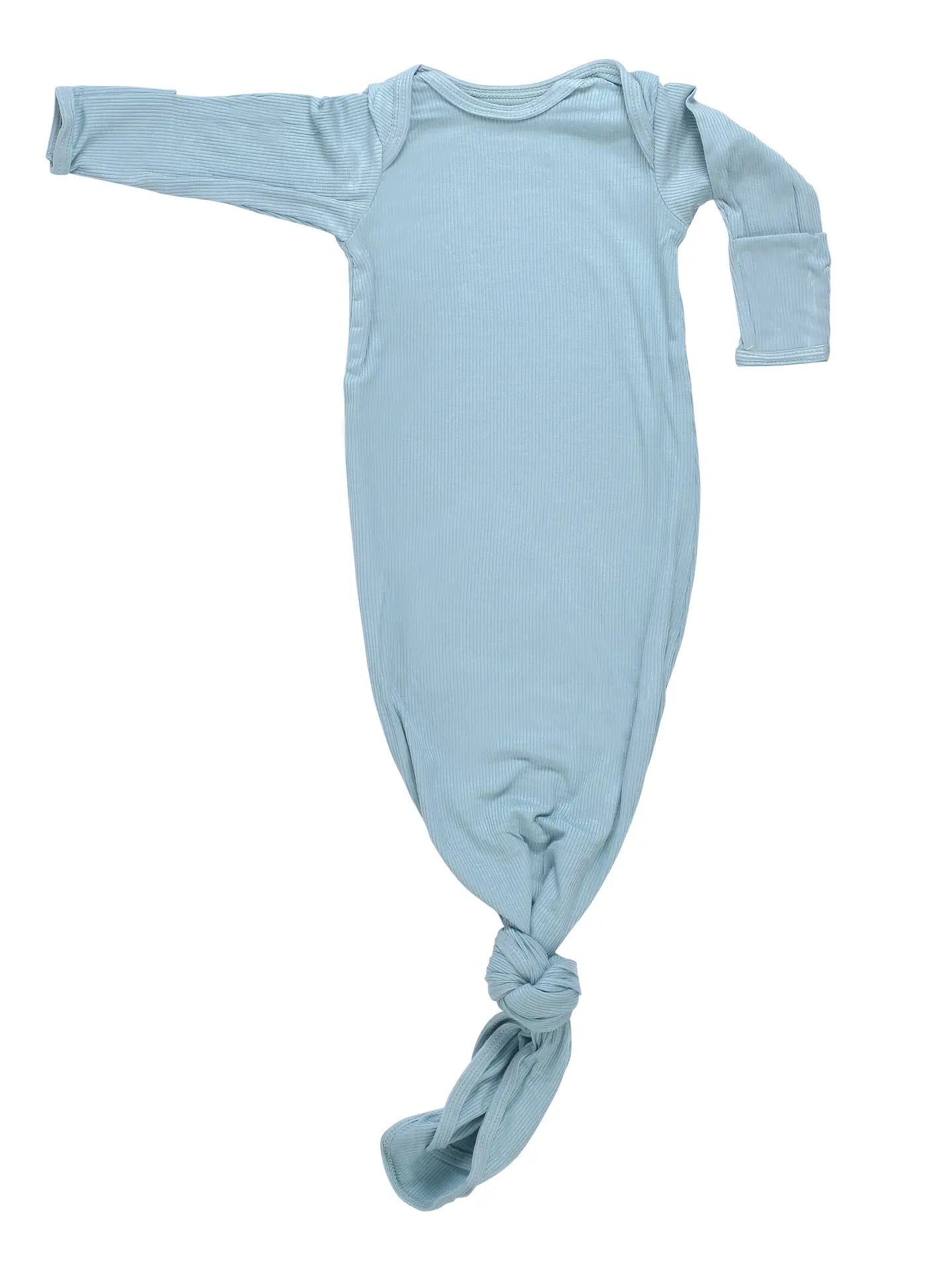Newborn Baby Knotted Gown - 0 to 3 mos. - A Bushel & A Peck