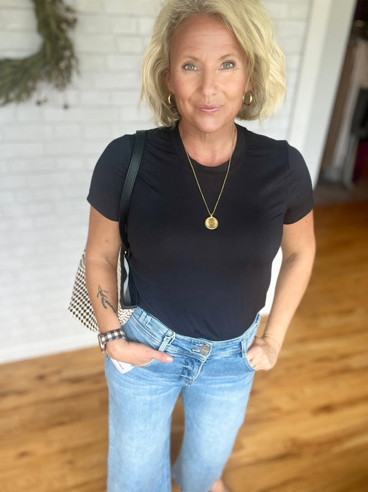 Nikkie Tee - Black - A Bushel & A Peck