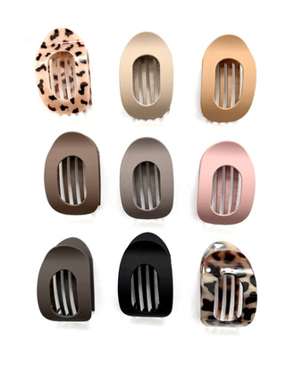 Oval Flat Hair Clip - A Bushel & A Peck