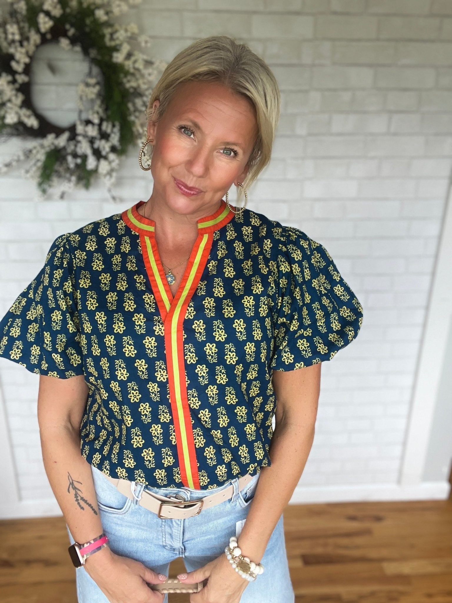 Pheobe Top - A Bushel & A Peck