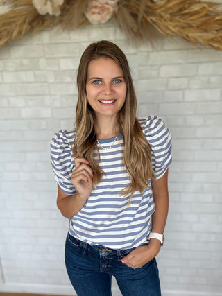Polly Striped Top - A Bushel & A Peck
