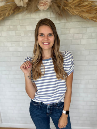 Polly Striped Top - A Bushel & A Peck