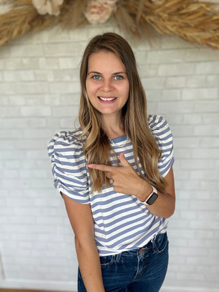 Polly Striped Top - A Bushel & A Peck