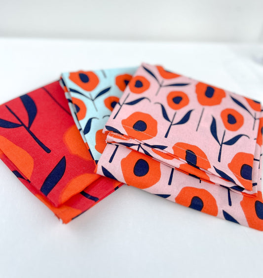 Poppy Dish Towel - A Bushel & A Peck