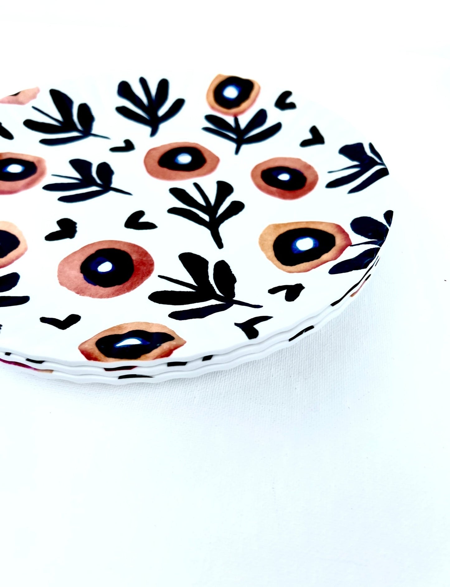 Poppy Plate - A Bushel & A Peck