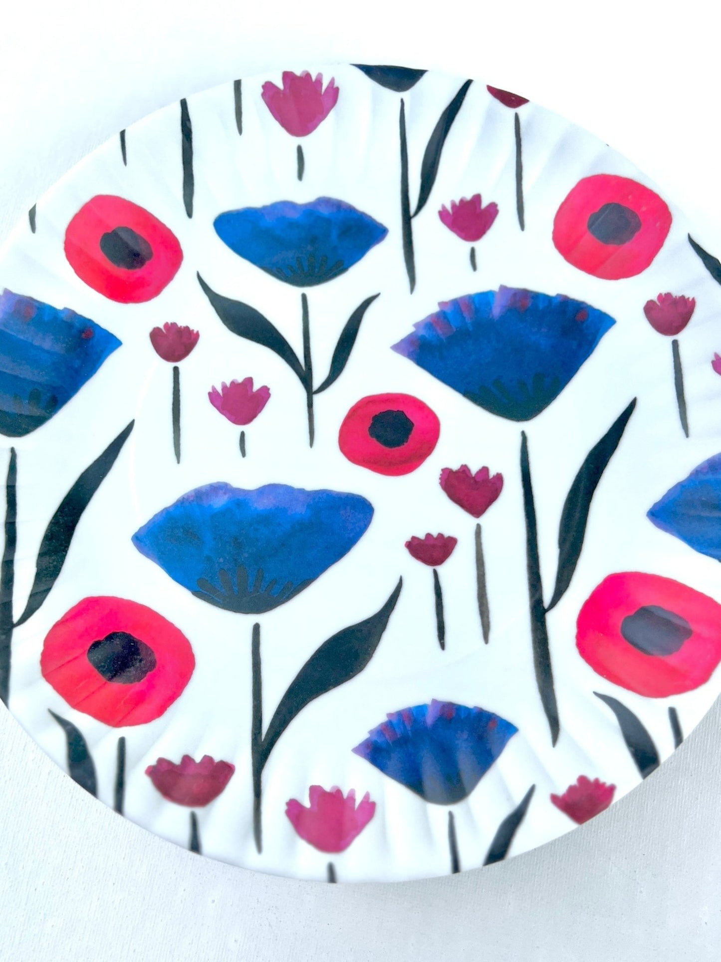 Poppy Plate - A Bushel & A Peck