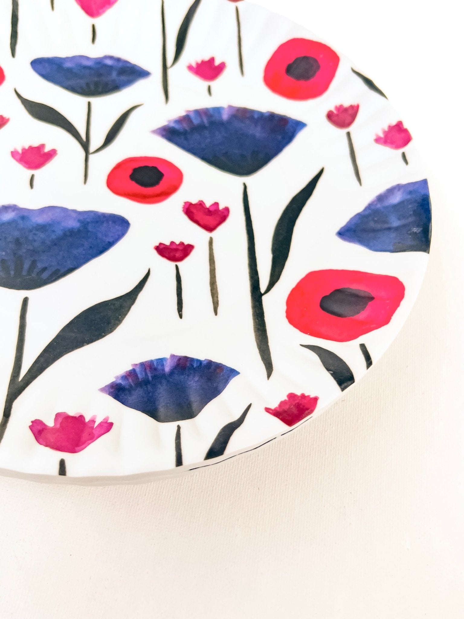Poppy Plate - A Bushel & A Peck