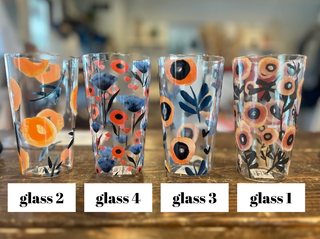Poppy Tumbler - A Bushel & A Peck