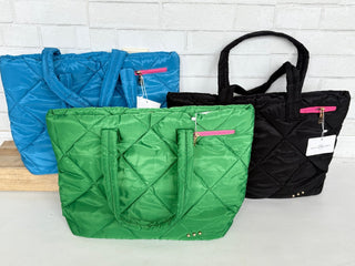 Presley Puffer Quilted Tote Bag - A Bushel & A Peck